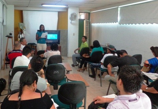 Aspecto de la reunión de reactivación del CIDEA en Mocoa, el día 28 de mayo de 2013